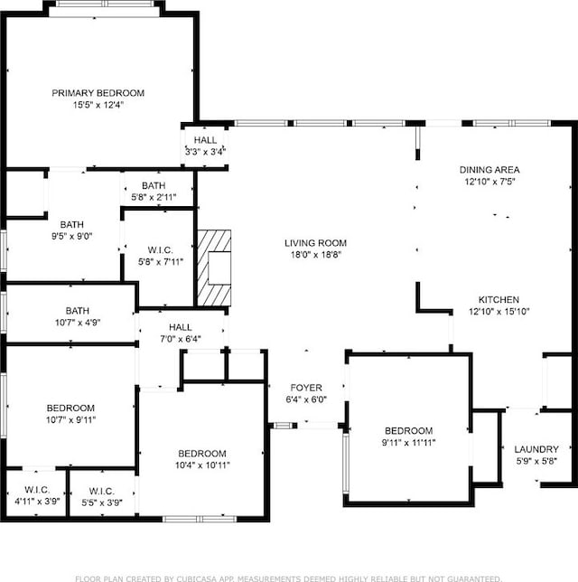 612 Thrush Dr, Leander, TX 78641 - view of floor plan / room layout