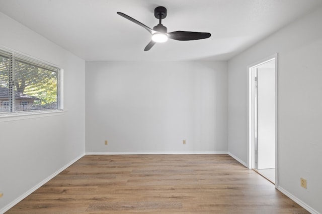 10001 Woodglen Dr, Austin, TX 78753 - empty room featuring light wood finished floors and a ceiling fan