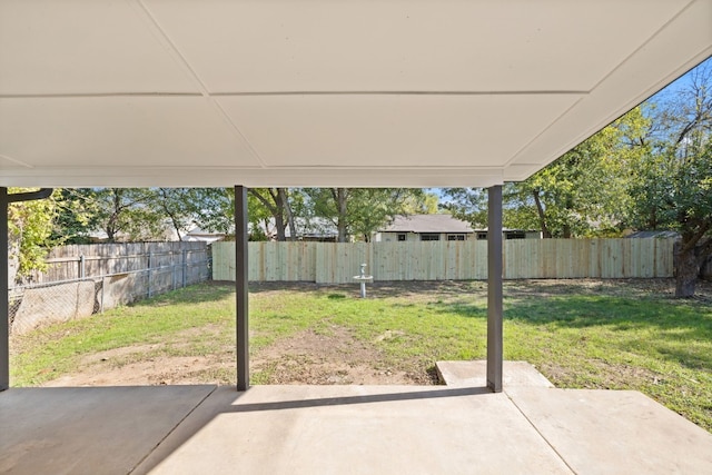 10001 Woodglen Dr, Austin, TX 78753 - fenced backyard featuring a patio area