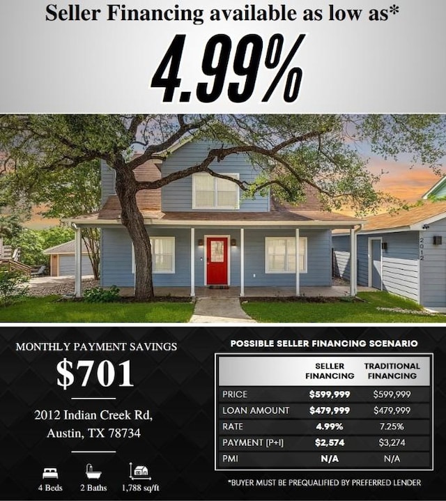 2012 Indian Creek Rd, Austin, TX 78734 - photo 4