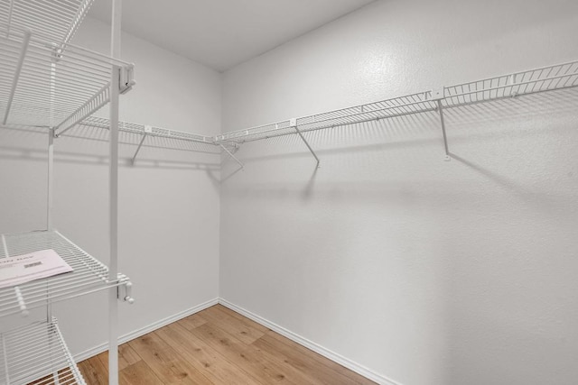 10616 Mellow Mdws Unit 17A, Austin, TX 78750 - walk in closet with light wood-style floors