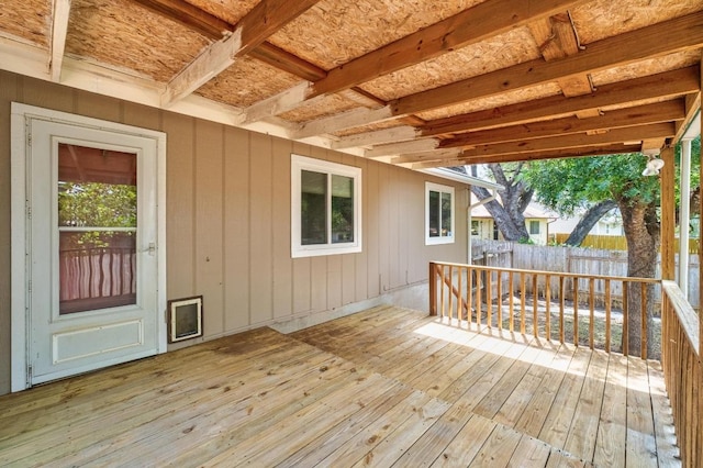 4901 Transit Cir, Austin, TX 78727 - view of wooden terrace