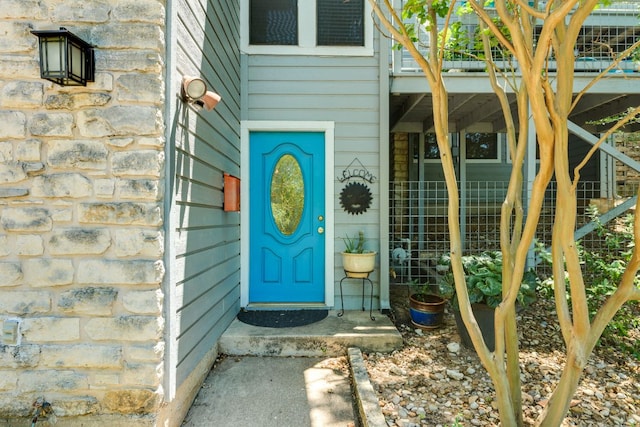 3508 Wendel Cv Unit H16, Austin, TX 78731 - view of exterior entry with stone siding