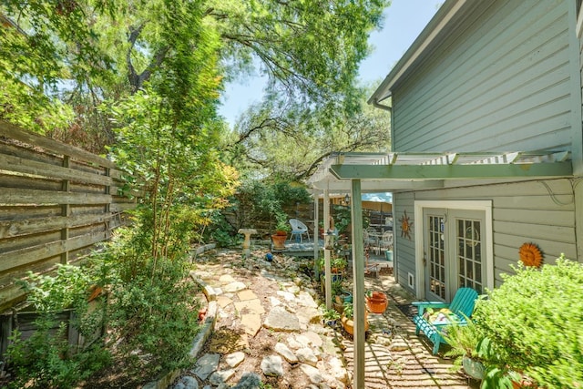 3508 Wendel Cv Unit H16, Austin, TX 78731 - fenced backyard featuring a pergola and a patio