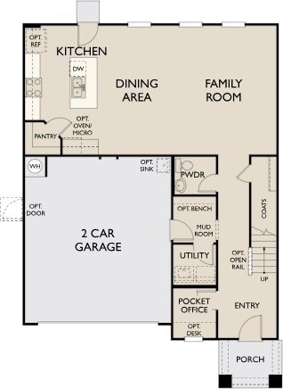 627 Palo Brea Loop, Hutto, TX 78634 - view of home floor plan