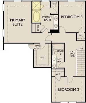 627 Palo Brea Loop, Hutto, TX 78634 - view of room layout