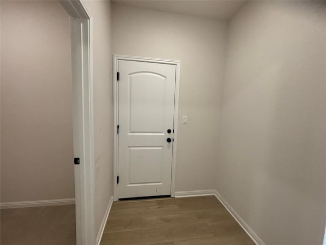 627 Palo Brea Loop, Hutto, TX 78634 - entryway with wood finished floors and baseboards