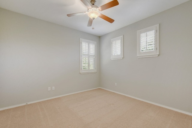 1209 Salem Park Ct, Austin, TX 78745 - spare room featuring carpet flooring and ceiling fan