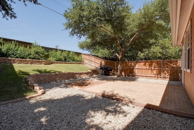 1209 Salem Park Ct, Austin, TX 78745 - fenced backyard featuring a patio