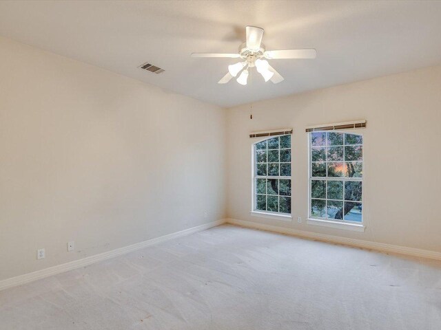 1624 Cabinwood Cv, Austin, TX 78746 - spare room with carpet and ceiling fan