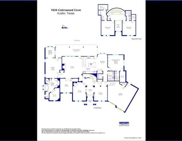 1624 Cabinwood Cv, Austin, TX 78746 - view of room layout
