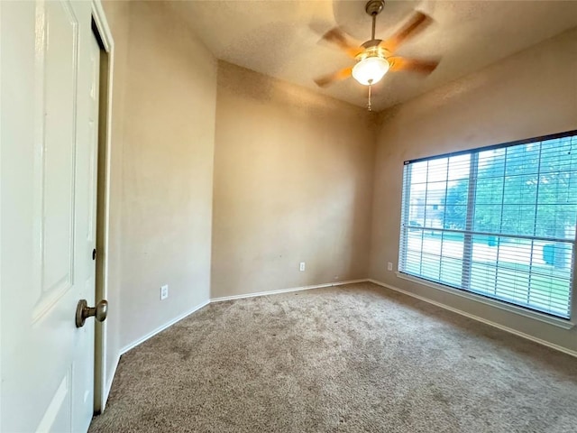 219 Memory Ln, Harker Heights, TX 76548 - carpeted spare room featuring ceiling fan and baseboards