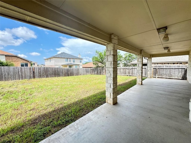 219 Memory Ln, Harker Heights, TX 76548 - fenced backyard with a patio area