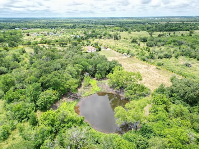 194 Rabbit Trl, Dale, TX 78616 - view of property location with property parcel outlined and a large body of water