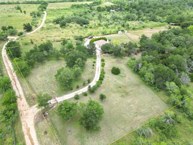 194 Rabbit Trl, Dale, TX 78616 - overview of rural landscape with property boundaries highlighted