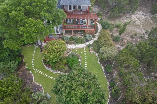 21013 Fawn Ridge Dr, Lago Vista, TX 78645 - view from above of property