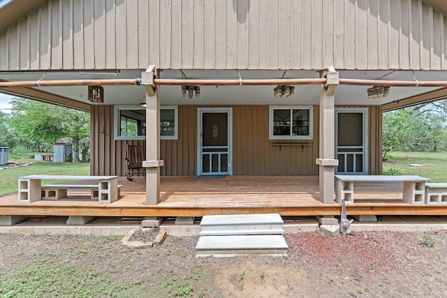 130 Anderson Ln, Red Rock, TX 78662 - view of wooden terrace