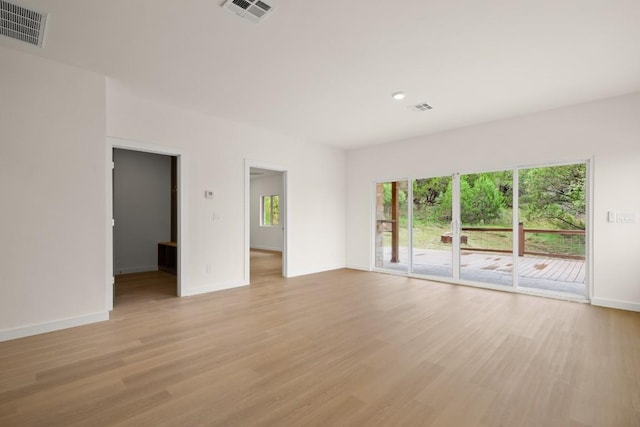 1817 High Lonesome, Leander, TX 78641 - spare room featuring light wood finished floors and recessed lighting