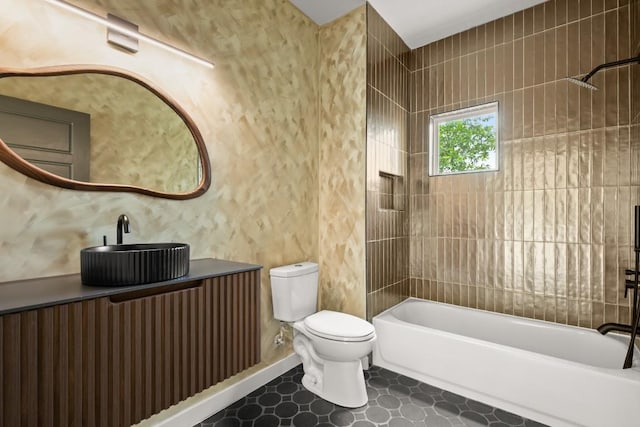 1817 High Lonesome, Leander, TX 78641 - bathroom with shower / bathtub combination and vanity