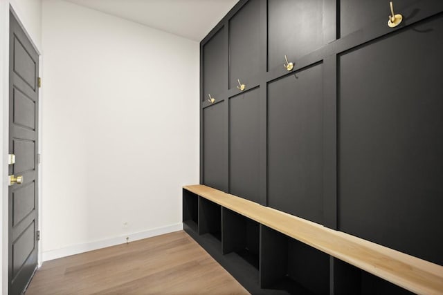 1817 High Lonesome, Leander, TX 78641 - mudroom with baseboards and light wood-style flooring