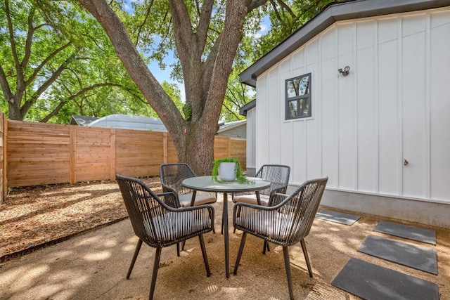 3704 Munson St Unit 1, Austin, TX 78721 - view of patio / terrace featuring outdoor dining space