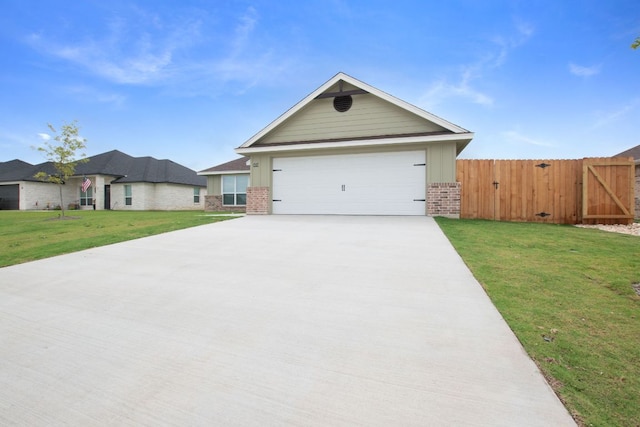 817 Coke Rd, Burnet, TX 78611 - ranch-style house with brick siding and driveway