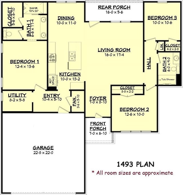 817 Coke Rd, Burnet, TX 78611 - view of property floor plan