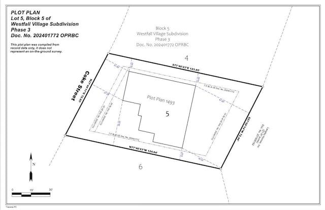 817 Coke Rd, Burnet, TX 78611 - survey map / technical document