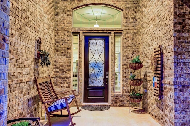 2817 Mossy Springs Dr, Leander, TX 78641 - property entrance featuring brick siding