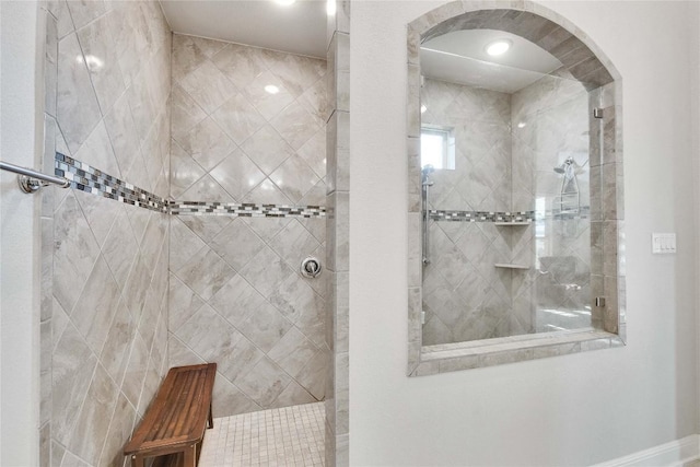 2817 Mossy Springs Dr, Leander, TX 78641 - full bathroom with a tile shower