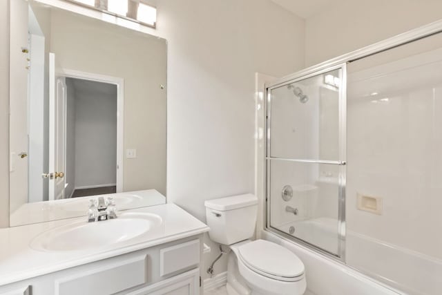 11208 Cedarcliffe Dr, Austin, TX 78750 - full bath with vanity and bath / shower combo with glass door