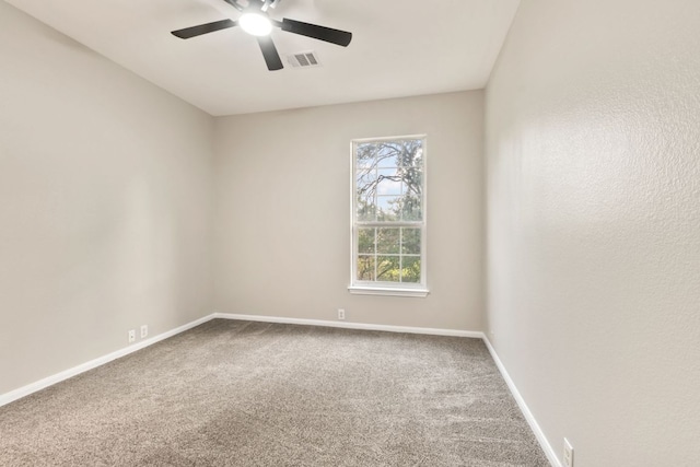 11208 Cedarcliffe Dr, Austin, TX 78750 - carpeted empty room featuring a ceiling fan and baseboards
