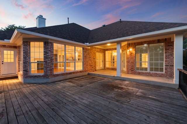 11208 Cedarcliffe Dr, Austin, TX 78750 - view of wooden terrace