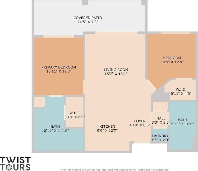 4801 Springdale Dr Unit 2010, Austin, TX 78723 - view of property floor plan