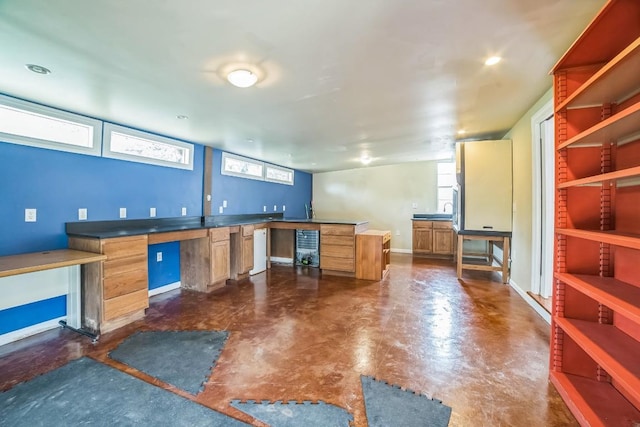 15102 Iowa St, Austin, TX 78734 - unfurnished office featuring concrete flooring and bar with sink