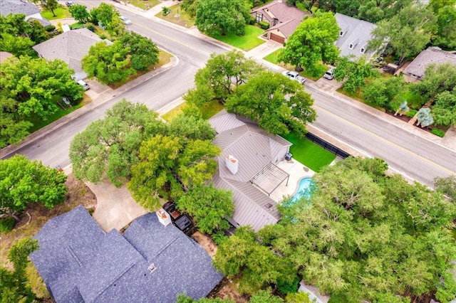 9110 Scotsman Dr, Austin, TX 78750 - aerial perspective of suburban area featuring a pool