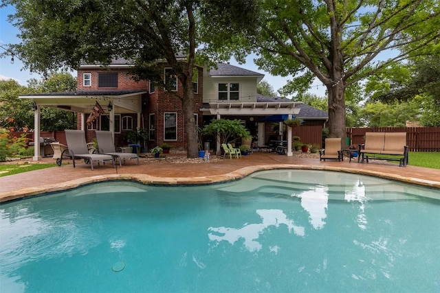 35 Forest Mesa, Round Rock, TX 78664 - view of pool featuring a patio area and grilling area