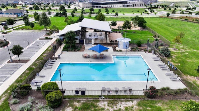 241 Snowbell St, San Marcos, TX 78666 - community pool with a patio