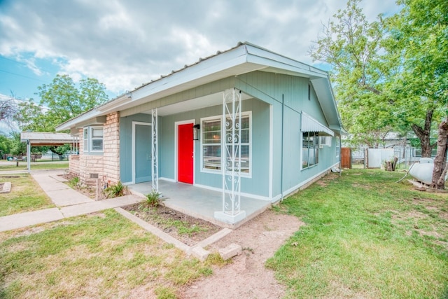 1030 Kingsriver Dr, Granite Shoals, TX 78654 - view of front of property with a porch