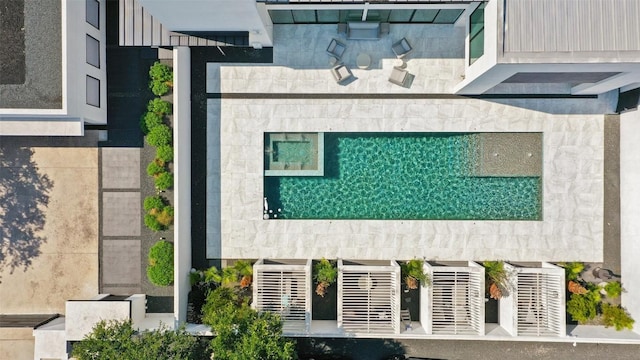 1501 Ridgecrest Dr, Austin, TX 78746 - bird's eye view