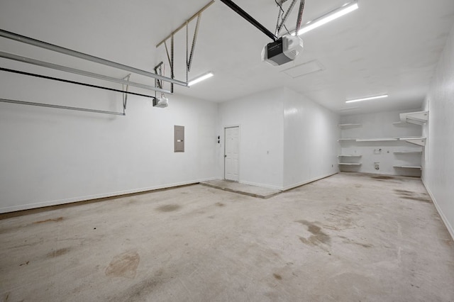 1116 Castle Path, Round Rock, TX 78681 - garage with a garage door opener and electric panel