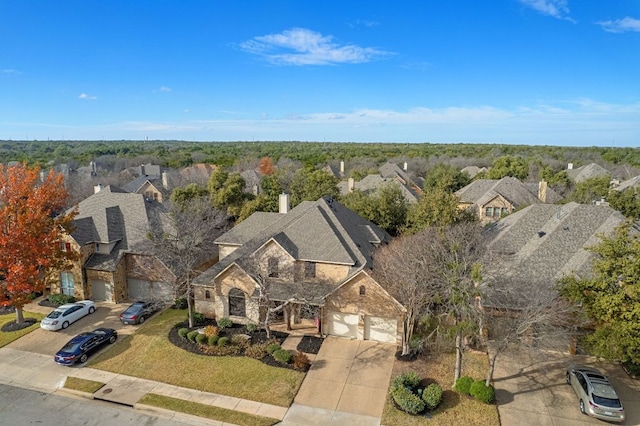 1116 Castle Path, Round Rock, TX 78681 - aerial perspective of suburban area