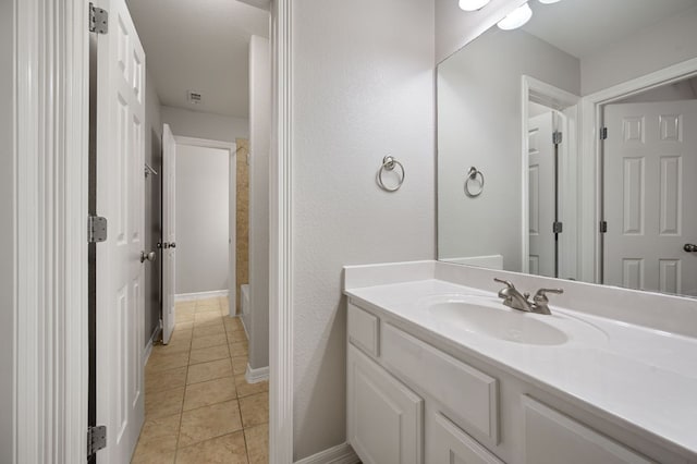 1116 Castle Path, Round Rock, TX 78681 - full bath with vanity and tile patterned flooring