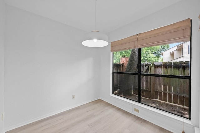 3801 Menchaca Rd Unit 6, Austin, TX 78704 - unfurnished room with light wood-type flooring and baseboards