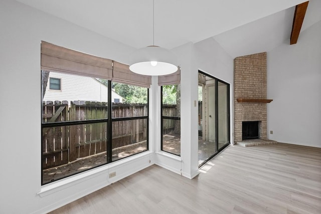 3801 Menchaca Rd Unit 6, Austin, TX 78704 - unfurnished sunroom with lofted ceiling