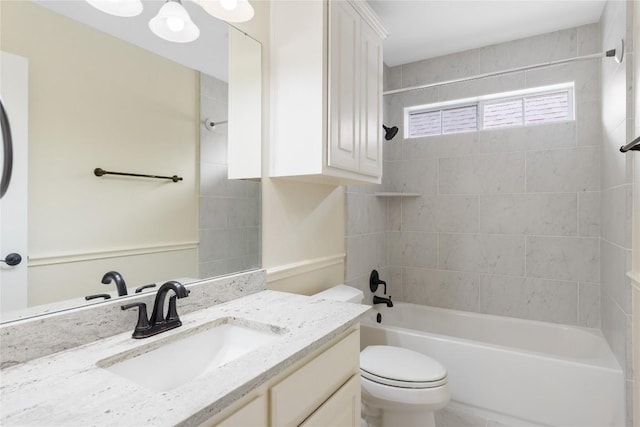 9527 Indigo Brush Dr, Austin, TX 78726 - full bathroom with vanity and tub / shower combination