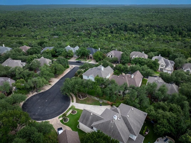 9527 Indigo Brush Dr, Austin, TX 78726 - aerial view of property's location with a forest and nearby suburban area