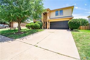 5516 Birmingham Dr, Killeen, TX 76542 - view of front of home featuring a garage and driveway