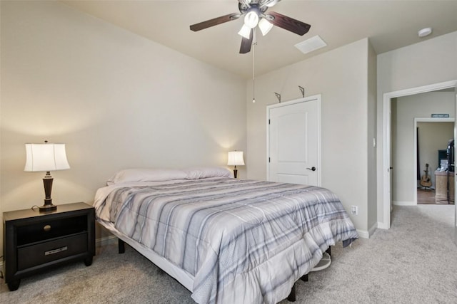 3713 Glastonbury Trl, Pflugerville, TX 78660 - bedroom with carpet floors and ceiling fan