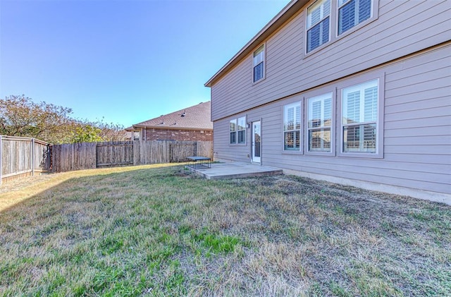 2836 Garnet Ridge Dr, Leander, TX 78641 - fenced backyard with a patio area